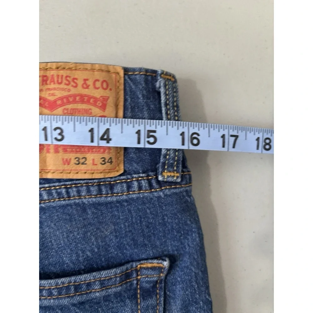 Levis 511 Men Blue Jeans Size 32‎ X 34